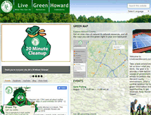 Tablet Screenshot of livegreenhoward.com
